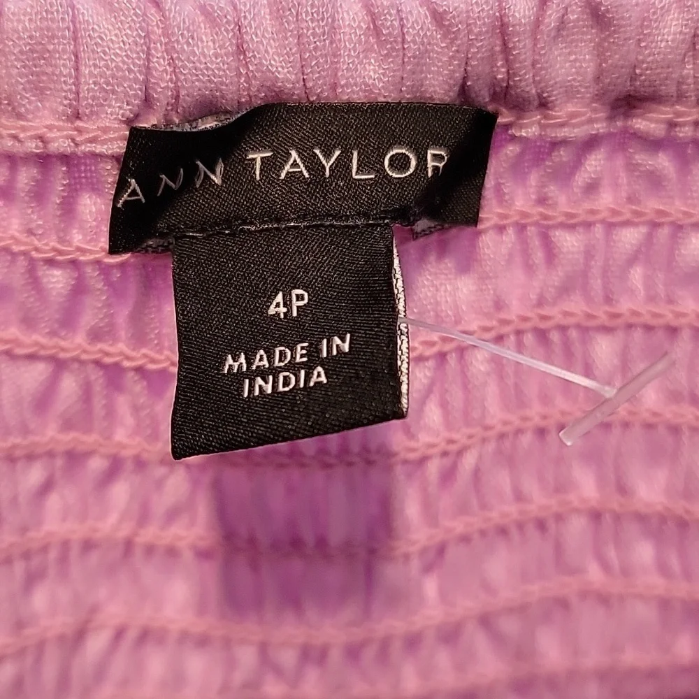 Ann Taylor Lavender Long Sleeve Dress - Picture 4 of 9